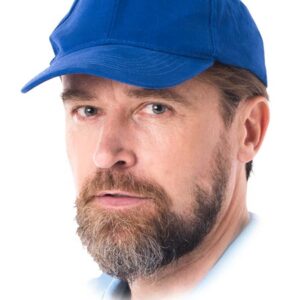 CZAPKA DRELICHOWA Z DASZKIEM REIS CZLUX NIEBIESKA