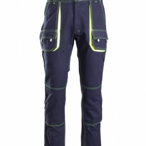 SPODNIE ROBOCZE BRIXTON SPARK DO PASA GRANATOWO/ŻÓŁTE