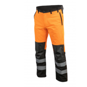 SPODNIE ROBOCZE SOFTSHELL HOGERT HT5K338 POMARAŃCZOWE "M"