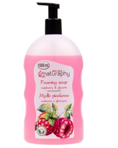 MYDŁO PIANKOWE NATURAPHY MALINOWE Z GLICERYNĄ 1L 1 MYDŁO PIANKOWE NATURAPHY MALINOWE Z GLICERYNĄ 1L