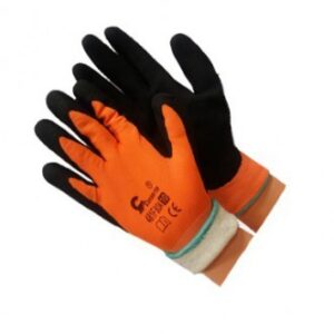 RĘKAWICE OCHRONNE SILBET ART 481F BOA POMARAŃCZOWE OCIEPLANE "10"