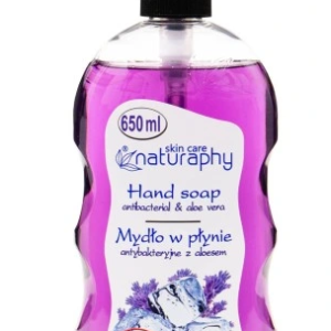 MYDŁO W PŁYNIE NATURAPHY LAWENDOWE Z ALOESEM 650ML.