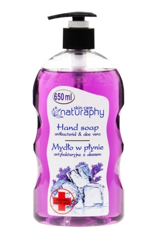 MYDŁO W PŁYNIE NATURAPHY LAWENDOWE Z ALOESEM 650ML. 1 MYDŁO W PŁYNIE NATURAPHY LAWENDOWE Z ALOESEM 650ML.