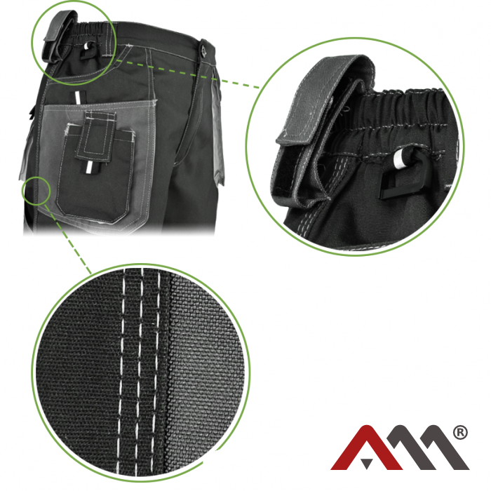 SPODNIE ROBOCZE ART MASTER EUROCLASSIC DO PASA 2 SPODNIE ROBOCZE ART MASTER EUROCLASSIC DO PASA - obrazek 2