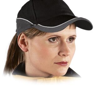 CZAPKA DRELICHOWA Z DASZKIEM REIS CZTOPSB SZARO CZARNA