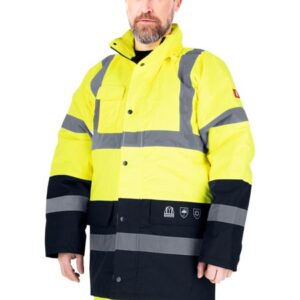 KURTKA ROBOCZA OCIEPLANA BLUE-YELLOW