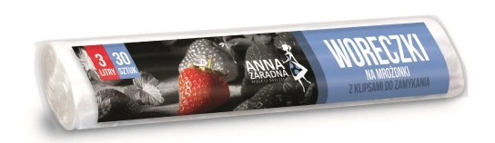 WORECZKI NA MROŻONKI ANNA ZARADNA/EMIL/CLUO 3L 30SZT 1 WORECZKI NA MROŻONKI ANNA ZARADNA/EMIL/CLUO 3L 30SZT