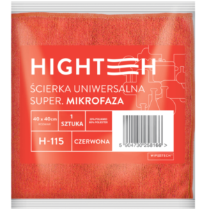 ŚCIERKA MIKROFAZA WIPETECH MH 115 40X40 CZERWONA