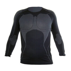 KOSZULKA TERMOAKTYWNA CZARNO-SZARA L41201