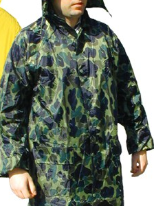 PŁASZCZ P/DESZCZOWY NYLON KAMP120 MORO