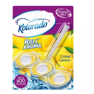 KOSTKA WC KOLORADO ROLL'AROMA 51G / ZAWIESZKA CRISTAL LEMON