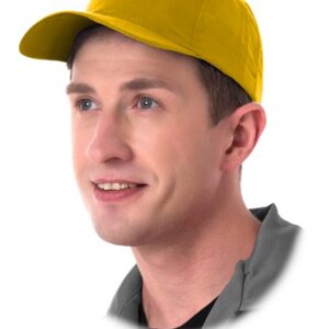 CZAPKA DRELICHOWA Z DASZKIEM CZ ŻÓŁTA