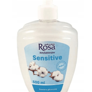 MYDŁO W PŁYNIE ROSA ANTYBAKTERYJNE 500ML BIAŁE SENSITIVE