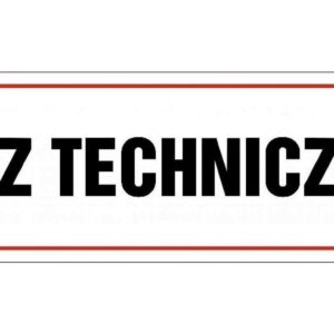 ZNAK GAZ TECHNICZNY NC101 PŁYTA