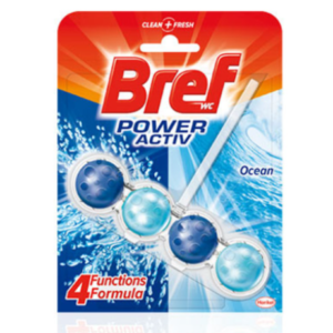 KOSTKA WC BREF POWER AKTIV OCEAN 50G / ZAWIESZKA