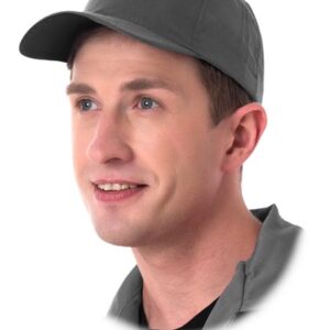 CZAPKA DRELICHOWA Z DASZKIEM CZ CIEMNOSZARA