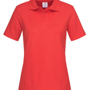 KOSZULKA POLO DAMSKA STEDMAN ST3100 CZERWONA "S"