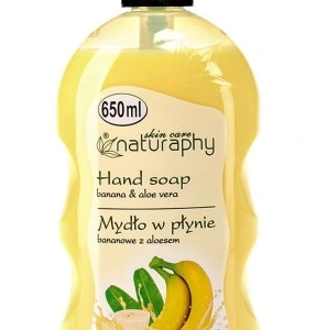 MYDŁO W PŁYNIE NATURAPHY BANANOWE Z ALOESEM 650ML.