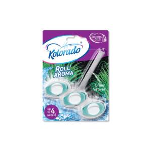 KOSTKA WC KOLORADO ROLL'AROMA 51G / ZAWIESZKA GREEN VETIVER