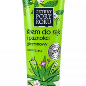KREM DO RĄK I PAZNOKCI CZTERY PORY ROKU ALOES&ZIELONA HERBATA NAWILŻAJĄCY 130ML