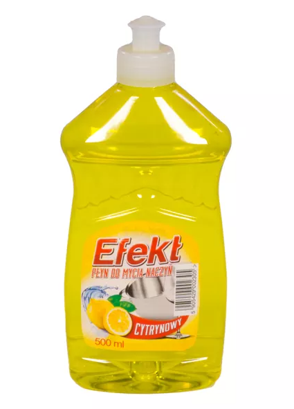 PŁYN DO NACZYŃ EFEKT 0,5L CYTRYNOWY 1 PŁYN DO NACZYŃ EFEKT 0,5L CYTRYNOWY