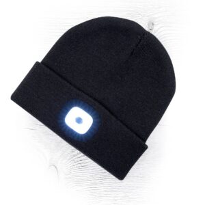 CZAPKA ZIMOWA Z LATARKĄ LED ARDON H6070 CZARNA