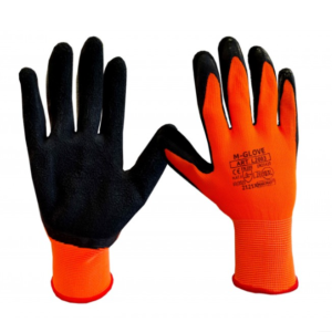 RĘKAWICE M-GLOVE L2003 POWLEKANE SPIENIONYM LATEKSEM