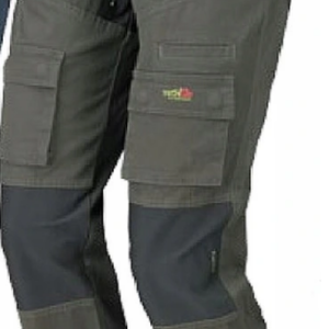 SPODNIE ROBOCZE DO PASA ISSA 8738 STRETCH ON MUD ZIELONE