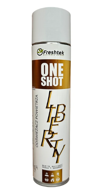 ODŚWIEŻACZ POWIETRZA FRESHTEK LIBERTY ONE SHOT 600ML 1 ODŚWIEŻACZ POWIETRZA FRESHTEK LIBERTY ONE SHOT 600ML