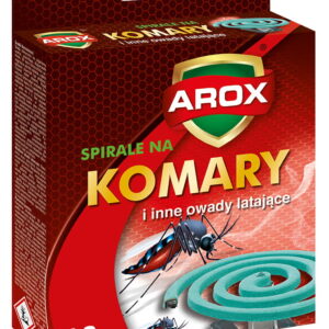 SPIRALE NA KOMARY I INNE OWADY LATAJĄCE AROX 10SZT