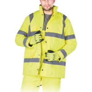 KURTKA OCHRONNA OCIEPLANA K-VISY ŻÓŁTA "XXL"
