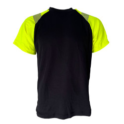 KOSZULKA SILBET ORION CZARNO-ŻÓŁTY "M"