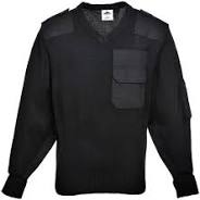 SWETER NATO PORTWEST B310 CZARNY "M"