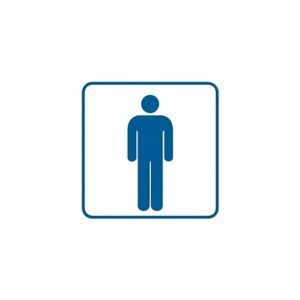 ZNAK TOALETA MĘSKA RA016B4FN FOLIA