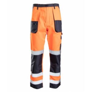 SPODNIE ROBOCZE BRIXTON FLASH POMARAŃCZOWO-STALOWE "56"