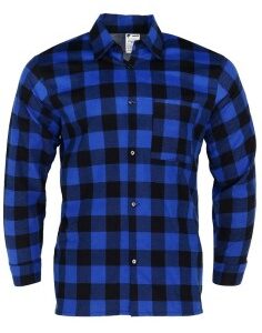 KOSZULA FLANELOWA PANTHER GITTER NIEBIESKA