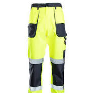 SPODNIE ROBOCZE BRIXTON FLASH ŻÓŁTO-GRANATOWE "102"