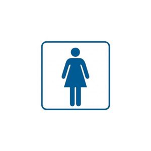 ZNAK TOALETA DAMSKA RA015B2FN FOLIA