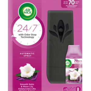 ODŚWIEŻACZ POWIETRZA AIR WICK AUTOMATIC SPRAY + URZĄDZENIE 250ML KSIĘŻYCOWA LILIA