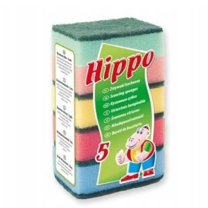 ZMYWAK  HIPPO GĄBKA 5 szt.