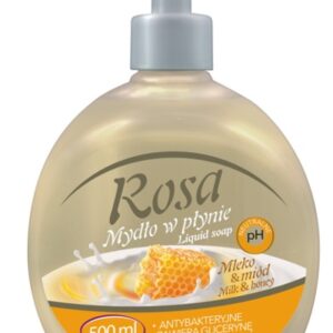 MYDŁO W PŁYNIE ROSA KREMOWE 500ML DOZOWNIK MLEKO&MIÓD