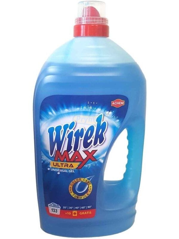 ŻEL DO PRANIA WIREK UNIWERSALNY 4,3L. 1 ŻEL DO PRANIA WIREK UNIWERSALNY 4,3L.