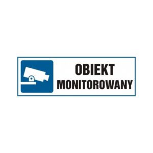 ZNAK OBIEKT MONITOROWANY PŁYTA 4484 NC023BLPN