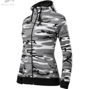 BLUZA MALFINI  CAMO ZIPPER C20 "S"