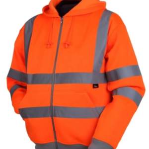 BLUZA OSTRZEGAWCZA Z KAPTUREM POMARAŃCZOWY VWFC14O