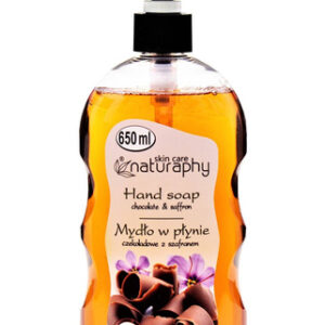 MYDŁO W PŁYNIE NATURAPHY CZEKOLADOWE Z SZAFRANEM 650ML.