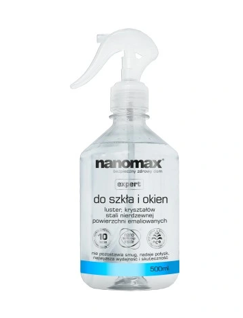 PŁYN DO SZKŁA I OKIEN NANOMAX SPRAY 500ML 1 PŁYN DO SZKŁA I OKIEN NANOMAX SPRAY 500ML