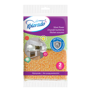 ZMYWAK DO TEFLONU KOLORADO  ANTYBAKTERYJNY 2SZT.