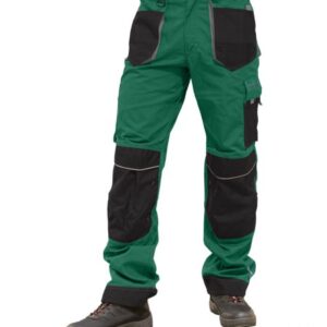 SPODNIE ROBOCZE REIS LEBER&HOLLMAN  LH-FMN-B DO PASA ZIELONE "56"