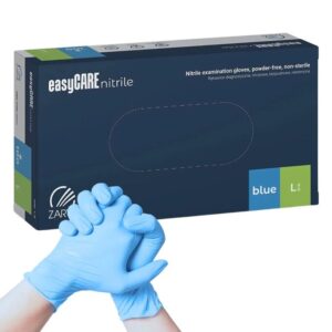 RĘKAWICE NITRYLOWE ZARYS NORMA 374+455 NIEBIESKIE